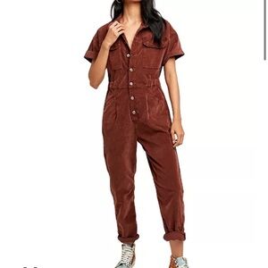 Free People Marci corduroy jumpsuit